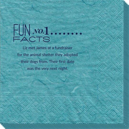 Just the Fun Facts Bali Napkins